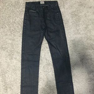 Naked & Famous “Skinny Guys” Wax Coated Denim